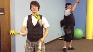 Jugglers at Rock Hill library