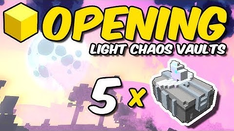 Opening 5 Light Chaos Vaults | 1 RARE