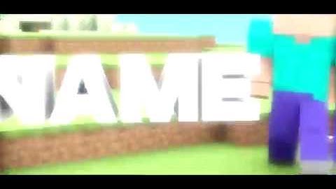 Free EPIC Blender Minecraft Fight Intro TEMPLATE #2