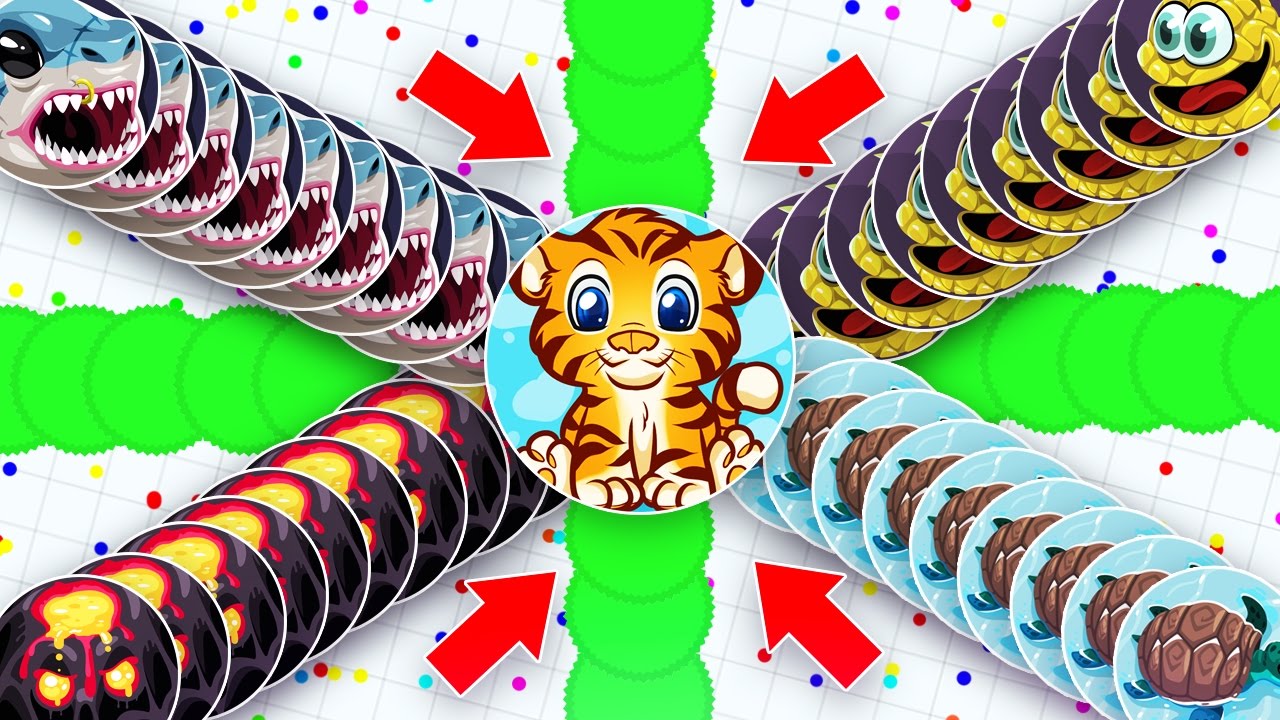 LUCKY "4x1" ULTRA SPLIT IN AGAR.IO! INSANE UNCUT TAKEOVER! (Agar.io)