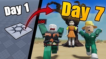 How I made Roblox Squid Game in 7 Days!