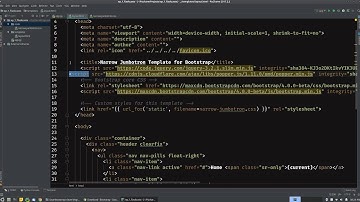 Episode 2 - Dynamic HTML Bootstrap 4 template with Jinja2