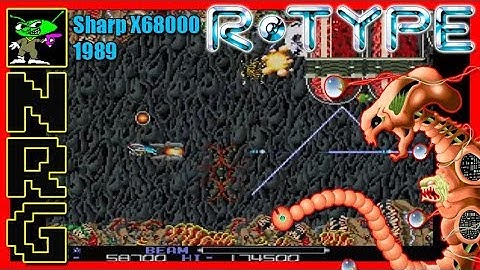 NRG: 5-10 Minutes of Gameplay - R-Type [SharpX68000]