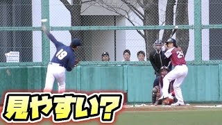 【見やすいですか？】試合をバックスクリーン付近から撮ってみました