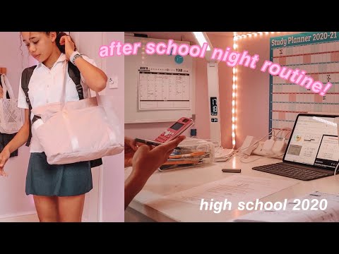 after school night routine 2020!