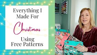 All the Christmas Gifts I Made This Year | All Made With Free Patterns