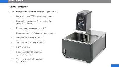 Grant - LabTeamet - Optima™ Circulating baths  video