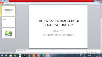 Hyperlink in PowerPoint- grade 6