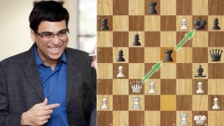 Anand dazzles the World with a Brilliancy against Caruana