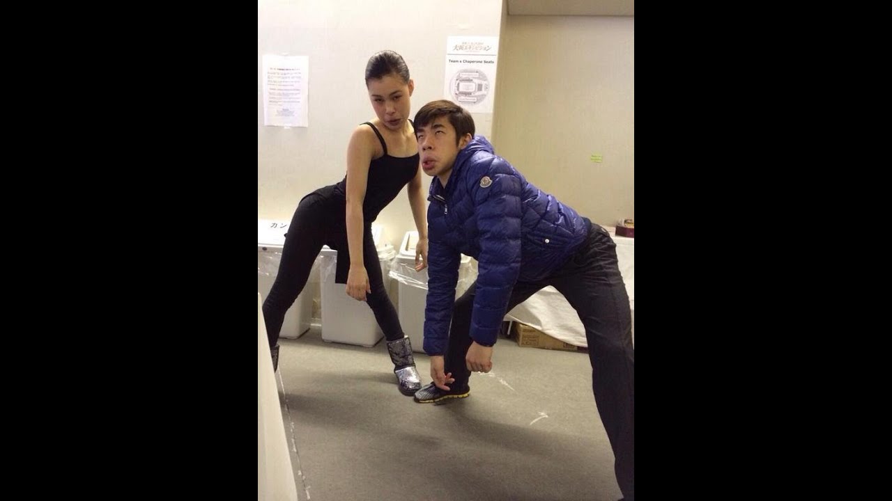 フィギュアスケーターの織田信成と村上佳菜子の 変顔 がエスカレート Youtube フィギュアスケーターの織田信成と村上佳菜子の 変顔 がエスカレート Youtube