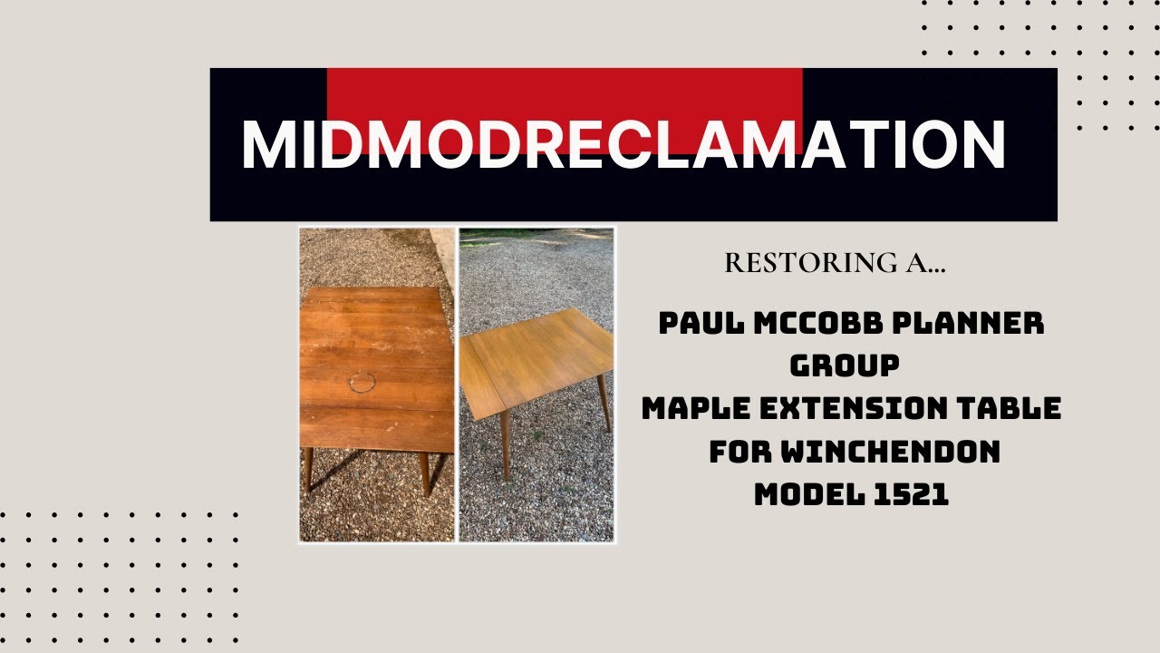 Restoring A Midcentury Paul McCobb Planner Group Table