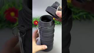 Foldable water bottle #waterbottle #gadgets