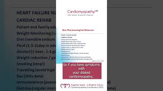 Non pharmacological interventions in DCM Guide
