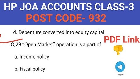 HPSSC JOA ACCOUNTS 932 CLASS-3
