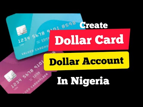 How to Create Virtual Dollar Card And Virtual Bank account in Nigeria For Online Payment