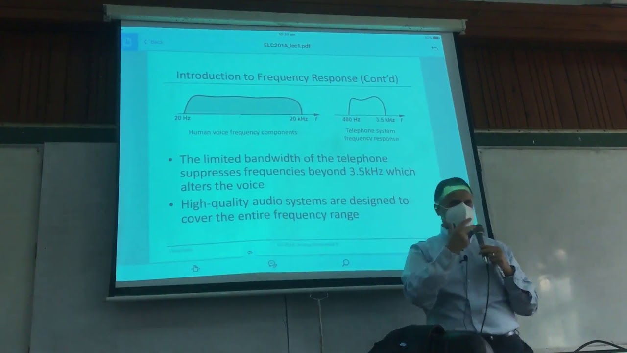 Electronics - Lecture12 - Frequency Response P1 - YouTube