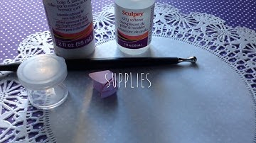 Polymer clay frosting tutorial