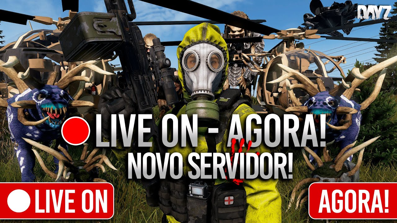 🔴 LIVE ON | JOGANDO NO SERVIDOR NOVO! - DAYZ