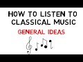 How to Listen to Classical Music: General Ideas