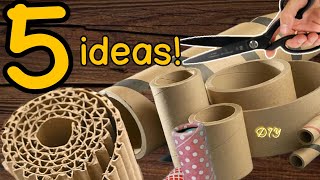 DIY ♻️  Super Beautiful but Low-Cost! 5 Best DIY Space-Saving Craft Ideas from Waste Material #2024