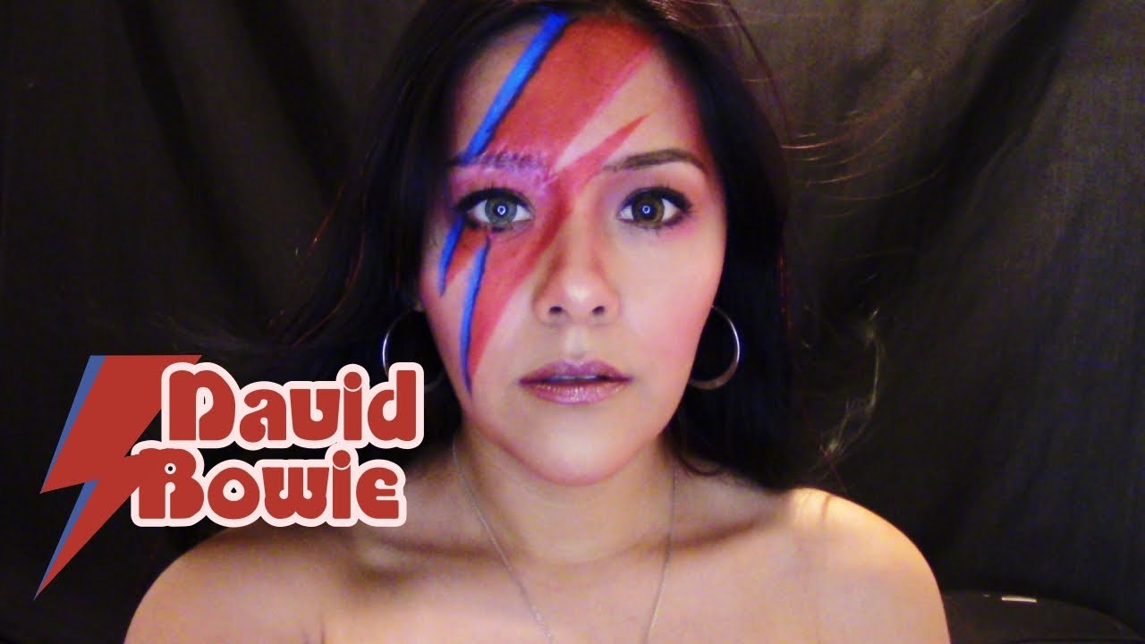 Maquillaje inspirado en DAVID BOWIE-Aladdin Sane | Andrea Flocaz 2020