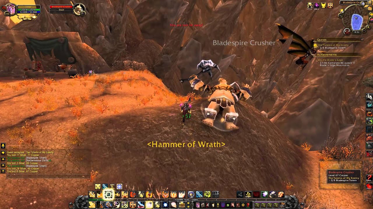 The Totems of My Enemy Quest Playthrough - Blade's Edge Mountains