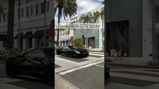 Nero Daytona Ferrari 488 Gtb Spider On Rodeo Drive