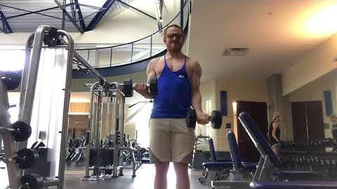 Isometric Dumbbell Bicep Curls
