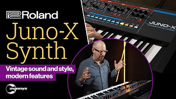 Introducing the Roland Juno-X Synthesizer! (It's BEAUTIFUL! 🤯)