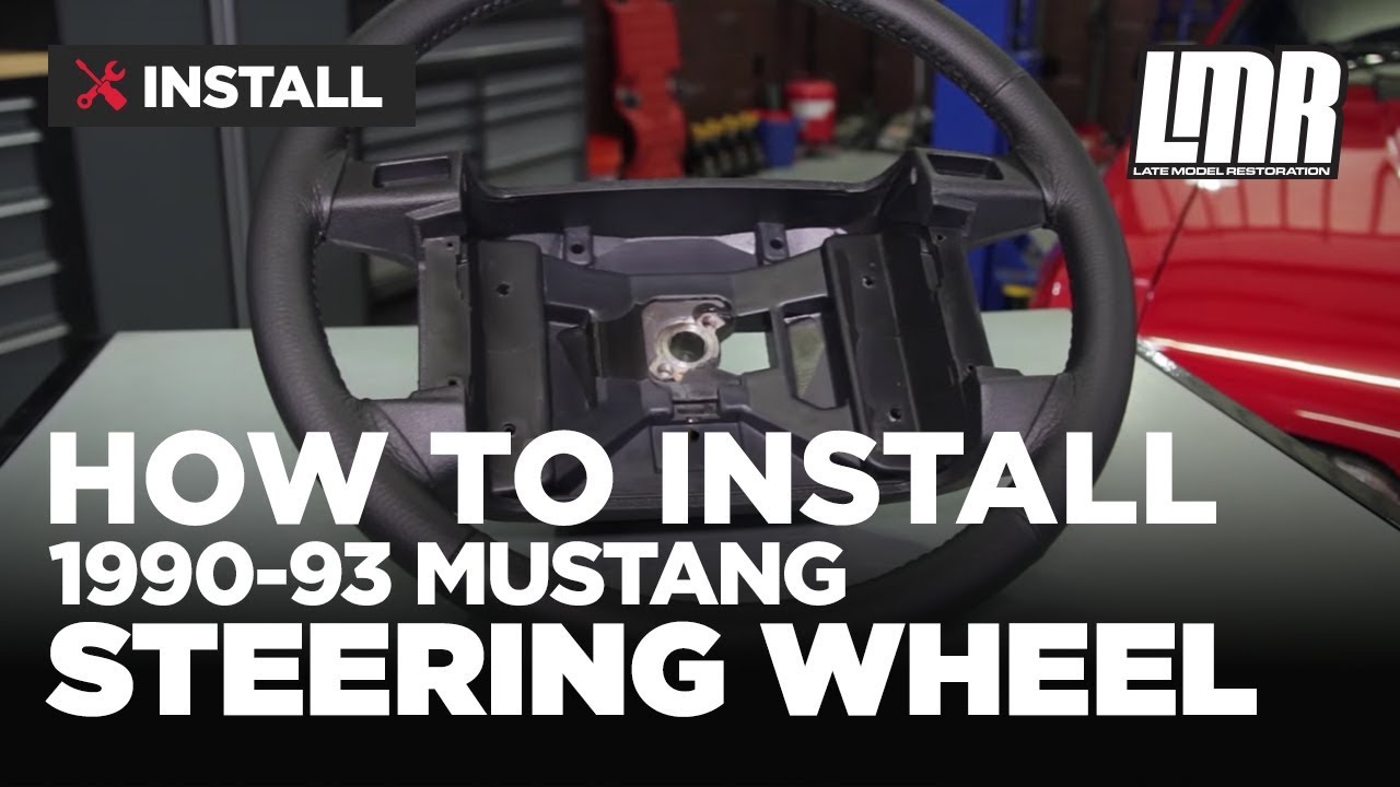 late model restoration phone number Fox Body Mustang 5.0Resto Steering Wheel Install (90-93)