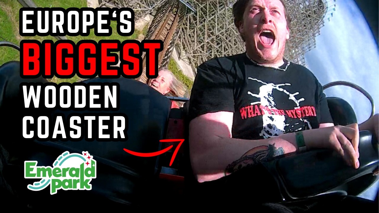 Europe's Largest Wooden Roller Coaster Was INSANE!