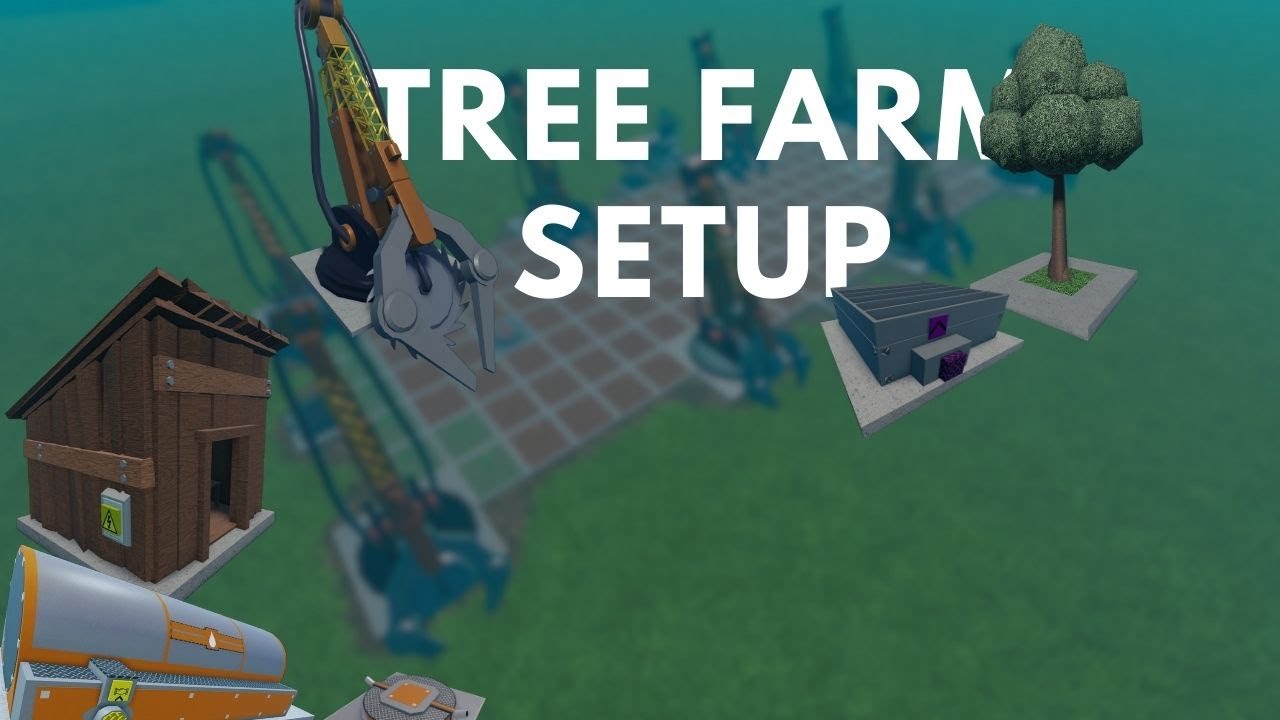Tree Farm Setup | Industrialist | JustMLUIS - YouTube