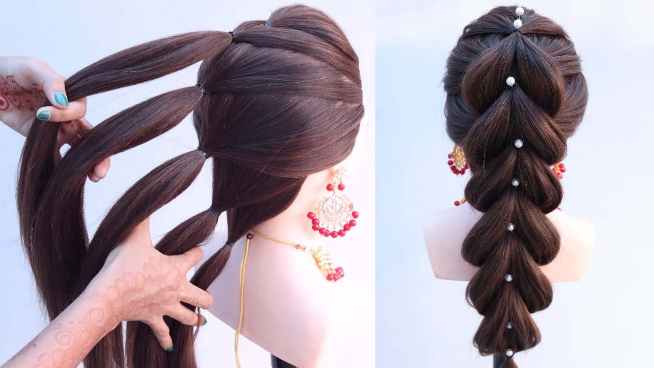 diy simple & easy hairstyles tutorials | quick hairstyles videos | hair  style girls - YouTube