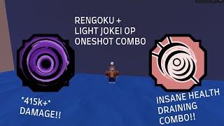 RENGOKU   LIGHT JOKEI OP ONESHOT COMBO | Shindo Life Roblox