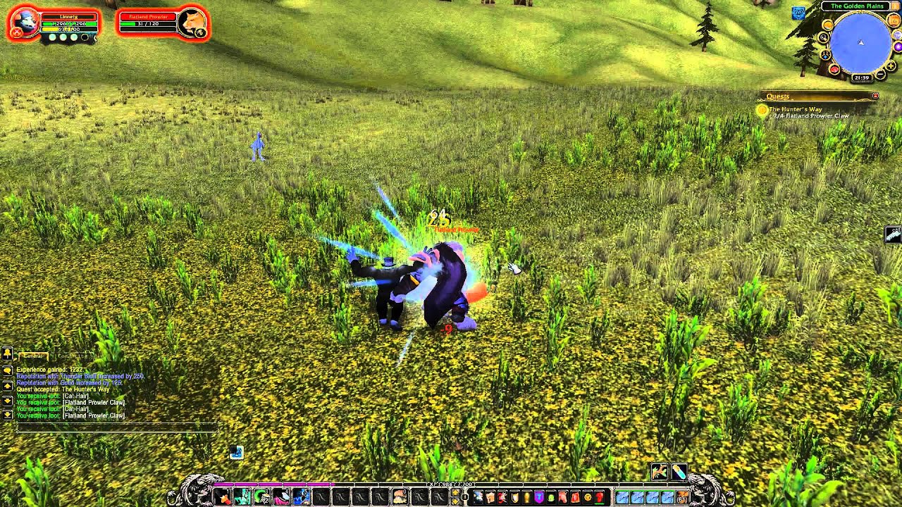 The Hunter's Way Quest Playthrough - Mulgore