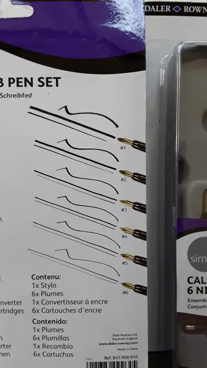 Daler Rowney Simply Calligraphy 14 Pc Set Takealot Unboxing