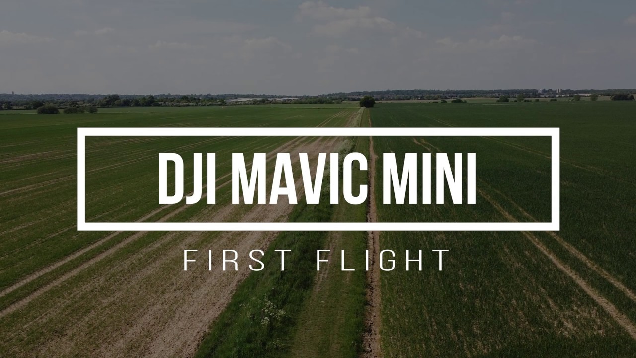 DJI Mavic Mini first flight - YouTube