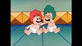 Hey Mario Baby Luigi Crying but the music is in low tone