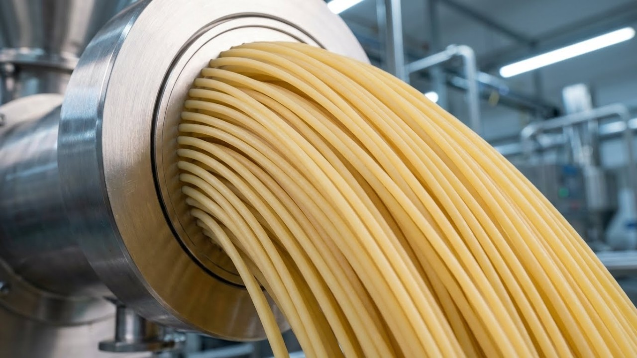 Inside the Largest Spaghetti Factory | How Spaghetti Is Made in Mass Production