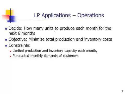 LP Overview