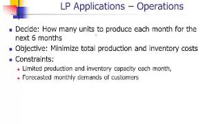 LP Overview