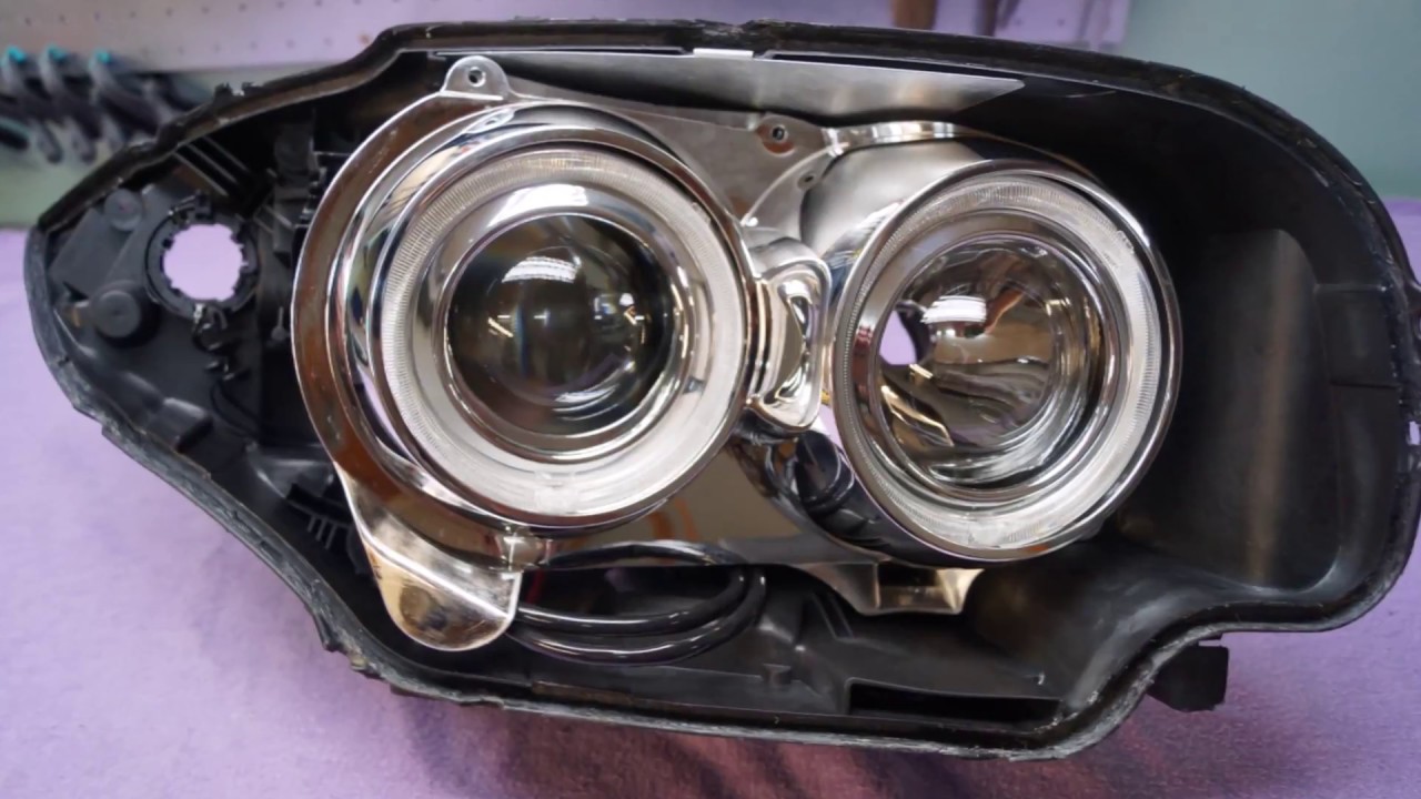 Headlight repair BMW series 1 E87 2004-2007 - YouTube