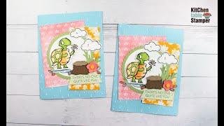Stampin' Up! Rain or Shine Stamp a Stack Card Class 3 of 4 No One Like You Kitchen Table Stamper