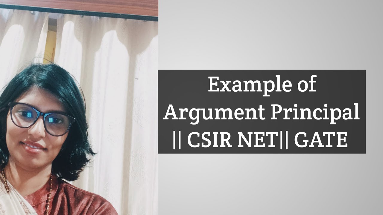 Example of Argument Principal || CSIR NET|| GATE