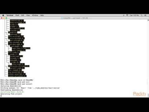 React Native Recipes - Vol 2 : Embedding a React Native Application Inside iOS App | packtpub.com
