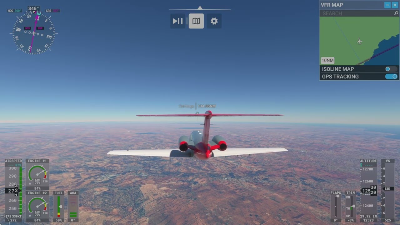 Tunisia (All Countries Challenge; Microsoft Flight Simulator)