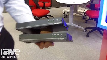 Integrate 2016: Kramer Shows Its TP-780T and TP-780R HDBaseT Transmitter and Receiver With PoE