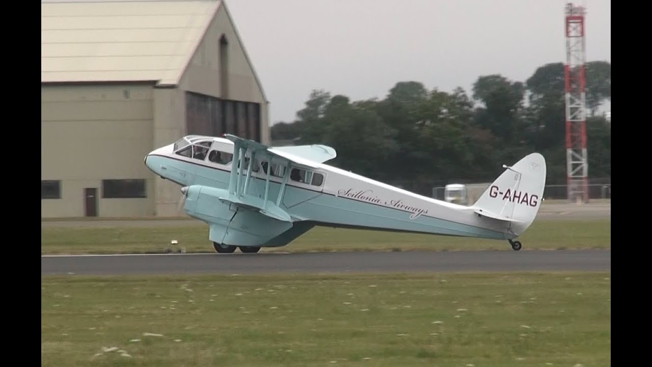 De Havilland DH89a Dragon Rapide Scillonia Airways - RIAT 2017