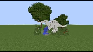 Tutorial: Minecraft Spinosaurus Skeleton