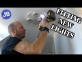 How to fit a new bathroom light - It's time for something modern!